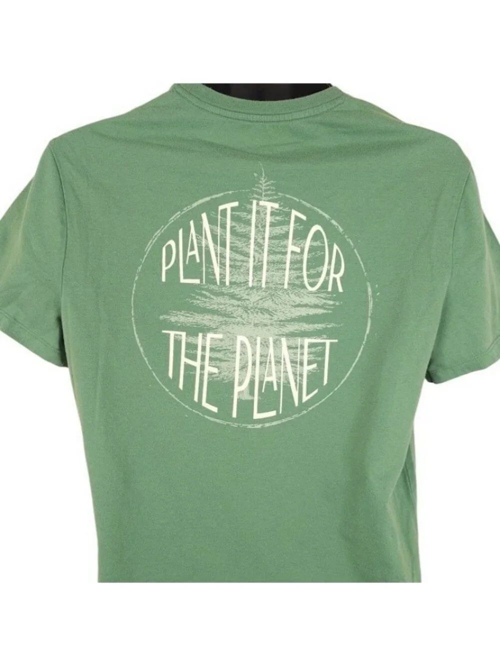 World Conservation T Shirt Mens Size Medium Green Plant It For The Planet